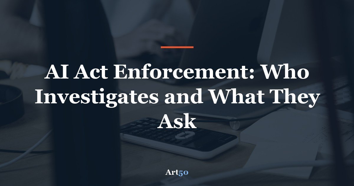 AI Act, okay. But could it be investigated?
