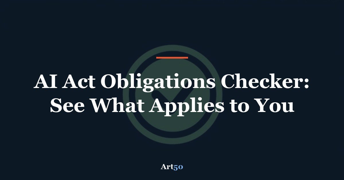 AI Act Responsibility Checker