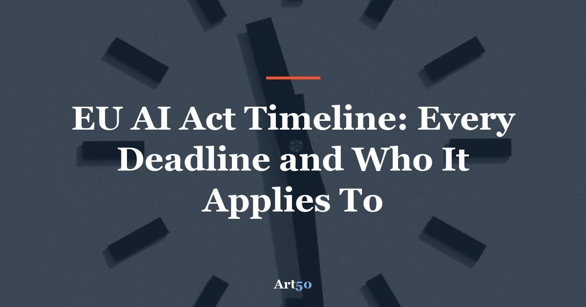 The EU AI Act Timeline